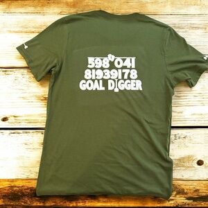 NWT Olive Green Graphic T-Shirt Limited Edition